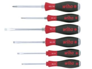 Wiha SoftFinish® SL/PZ Hex Blade Screwdriver Set, 6 Piece (4010995212513) WHA21251