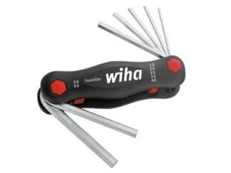 Wiha PocketStar Hex Key Set, 7 Piece (1.5-6mm) (4010995230371) WHA23037