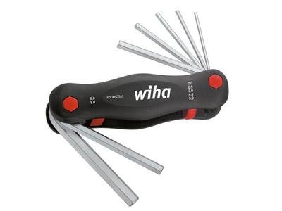Wiha PocketStar Hex Key Set, 7 Piece (2-8mm) (4010995230418) WHA23041