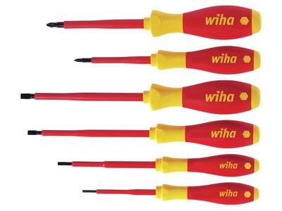 Wiha SoftFinish® electric SL/PZ Screwdriver Set, 6 Piece (4010995254773) WHA25477
