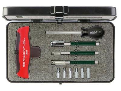 Wiha TorqueVario®-S T Screwdriver Set, 11 Piece (4010995292348) WHA29234