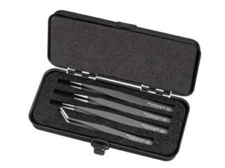 Wiha Professional ESD SMD Tweezer Set, 4 Piece (4010995323493) WHA32349