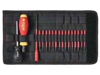 Wiha TorqueVario®-S electric Screwdriver Set, 19 Piece (4010995367916) WHA36791