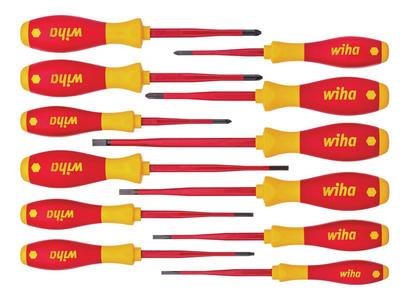 Wiha SoftFinish® electric slimFix Screwdriver Set, 12 Piece (4010995410032) WHA41003