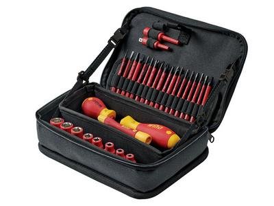 Wiha slimVario® electric Tool Set, 32 Piece (inc. Case) (4010995434656) WHA43465