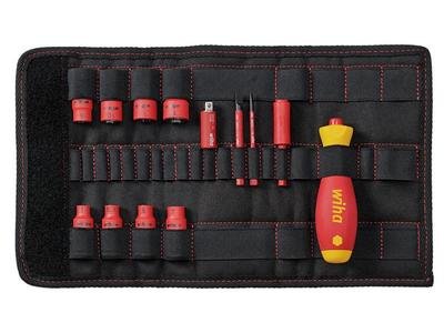 Wiha slimVario® electric Screwdriver and Nut Driver Set, 13 Piece (4010995434670) WHA43467