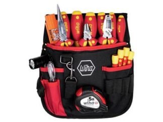 Wiha electrician Tool Set, 18 Piece (inc. Belt Pouch) (4010995445744) WHA44574