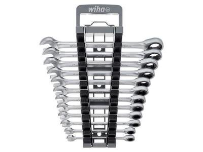 Wiha Ring Ratchet Spanner Set, 12 Piece (4010995446659) WHA44665