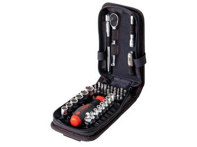 Wiha 1/4in Nut Driver & Bit Set, 40 Piece (4010995446840) WHA44684