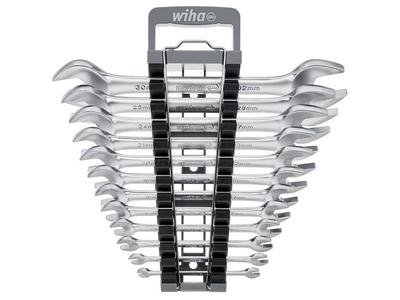 Wiha Double Open-End Spanner Set, 12 Piece (4010995447533) WHA44753