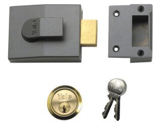 Yale Locks 82 Deadbolt Nightlatch 60mm Backset DMG Finish Box (5010608908207) YAL82DMGPB