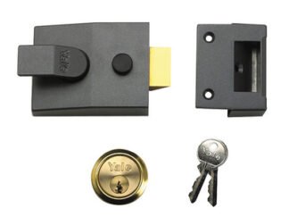 Yale Locks 88 Standard Nightlatch 60mm Backset DMG Finish 60mm Backset Box (5010608908801) YAL88DMGPB