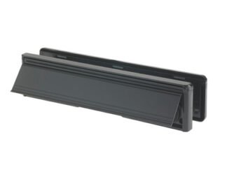 Yale Locks Letter Plate Black (Visi-Packed) 300mm (12 Inch) (5010609299014) YALLP440606C
