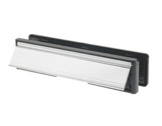 Yale Locks Letter Plate Polished Chrome (Visi-Packed) 300mm (12 Inch) (5010609299052) YALLP440673C
