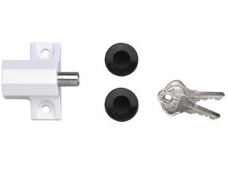 Yale Locks P114 Patio Door Lock White Finish Visi-pack (5010608011419) YALP114WE