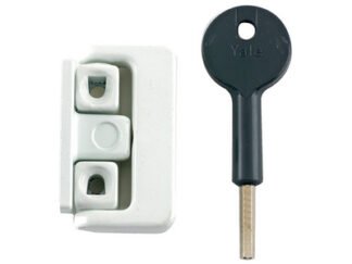 Yale Locks 8K101 Window Latch Electro Brass Finish Visi (5011783001653) YALV8K101LKB