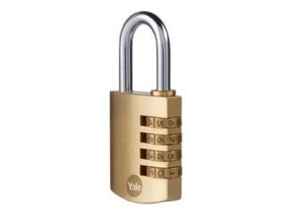 Yale Locks Brass Combination Padlock 40mm (5052847099995) YALY150B40