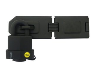 Yale Locks Y220 51mm Hinged Hasp & Weatherproof Padlock Set (4893862046974) YALY22051HSP