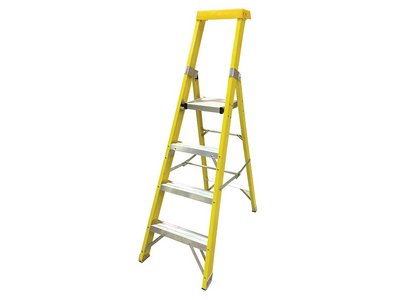 Zarges GRP Platform Steps, Platform Height 0.94m 4 Rungs (5036893008040) ZAR300804
