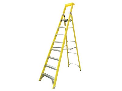 Zarges GRP Platform Steps, Platform Height 1.88m 8 Rungs (5036893008088) ZAR300808