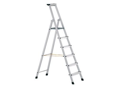 Zarges Anodised Trade Platform Steps, 3 Rungs (4003866412235) ZAR41223