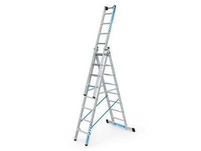 Zarges Skymaster Plus X Combination Ladder 3-Part 3 x 8 Rungs (4003866415786) ZAR41578
