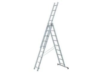Zarges Light Trade Combination Ladder 3-Part 3 x 11 Rungs (4003866489848) ZAR48984