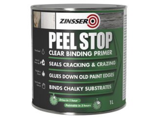 Zinsser Peel Stop® Clear Binding Primer Paint 1 litre (5037898612010) ZINPSP1L