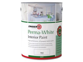 Zinsser Perma-White® Interior Paint Matt 1 litre (5037898610399) ZINPWES1L