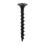 TIMCO 3.5 x 50 Drywall Screws - Coarse Thread - PH - Bugle - Black (5055331851109) TIMbag 250 Pieces 00050DRYCB