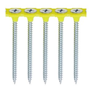 TIMCO 3.5 x 55 55mm Collated Drywall Screws - PH - Bugle - Fine Thread - Zinc (5055331814777) Box 1000 Pieces 00055COLDZYS