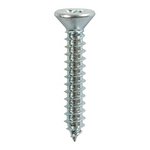TIMCO 8 x 1 Self-Tapping Screws - PZ - Countersunk - Zinc (5055893307960) TIMpac 18 Pieces 00081CCAZP