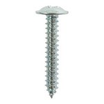 TIMCO 8 x 1 Self-Tapping Screws - PZ - Flange Head - Zinc (5055893308035) TIMpac 12 Pieces 00081CFAZP
