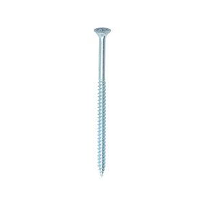 TIMCO 8 x 3 80mm Twin-Threaded Woodscrews - PZ - Double Countersunk - Zinc (5055017500291) Box 200 Pieces 00083CWZ