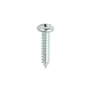 TIMCO 10 x 1 25mm Self-Tapping Screws - PZ - Pan - Zinc (5055893314333) Box 200 Pieces 00101CPAZS