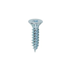 TIMCO 4 x 1/2 12mm Twin-Threaded Woodscrews - PZ - Double Countersunk - Zinc (5055017500000) Box 200 Pieces 00412CWZ