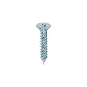 TIMCO 4 x 5/8 16mm Twin-Threaded Woodscrews - PZ - Double Countersunk - Zinc (5055017500017) Box 200 Pieces 00458CWZ