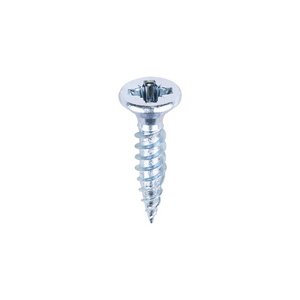 TIMCO 5 x 5/8 16mm Twin-Threaded Woodscrews - PZ - Double Countersunk - Zinc (5055017530106) Box 200 Pieces 00558CWZ