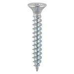 TIMCO 6 x 3/4 Twin-Thread Woodscrews - PZ - Double Countersunk - Zinc (5055331828262) TIMpac 40 Pieces 00634CWZP