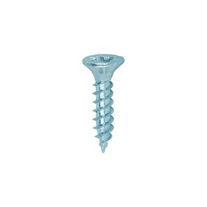 TIMCO 6 x 5/8 16mm Twin-Threaded Woodscrews - PZ - Double Countersunk - Zinc (5055017500079) Box 200 Pieces 00658CWZ