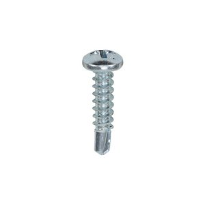 TIMCO 6 x 5/8 16mm Metal Construction Sheet & Stud Screws - PH - Pan - Self-Drilling - Zinc (5055017520275) Box 1000 Pieces 00658PPSD