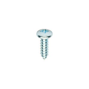 TIMCO 10 x 5/8 16mm Metal Tapping Screws - PZ - Pan - Self-Tapping - Zinc (5055893308431) Box 200 Pieces 01058CPAZS
