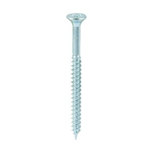 TIMCO 6 x 1 3/4 45mm Twin-Threaded Woodscrews - PZ - Double Countersunk - Zinc (5055017500123) Box 200 Pieces 06134CWZ