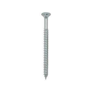 TIMCO 8 x 2 1/2 60mm Twin-Threaded Woodscrews - PZ - Double Countersunk - Zinc (5055017500284) Box 200 Pieces 08212CWZ