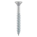 TIMCO 10 x 1 1/2 Twin-Thread Woodscrews - PZ - Double Countersunk - Zinc (5055331852946) TIMbag 250 Pieces 10112CWZB