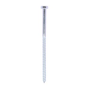 TIMCO 10.0 x 200 200mm Coach Screws - Hex - Zinc (5055331818669) Box 20 Pieces 10200CSC
