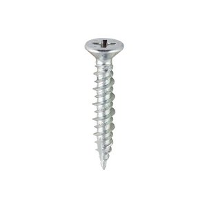 TIMCO 4.3 x 25 25mm Window Fabrication Screws - Countersunk - PH - High-Low Thread - Slash Point - Zinc (5055017527984) Box 1000 Pieces 104Z