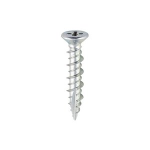 TIMCO 4.8 x 25 25mm Window Fabrication Screws - Countersunk - PH - High-Low Thread - Slash Point - Zinc (5055017528080) Box 1000 Pieces 109Z