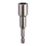 TIMCO 10 x 65 Magnetic Socket Driver Bit - Hex (5055331897299) Blister Pack 1 Each 10SDB