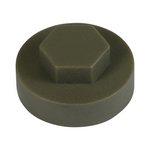 TIMCO 16mm Hex Head Cover Caps - Quartz (5055893311523) Bag 1000 Pieces 16RAL7039CAP